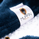 Mupfin oversized hoodie Deluxe - Blauw